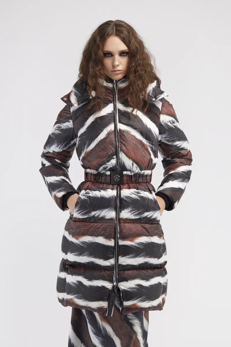 Roberto Cavalli Animalier print puffer jacket with belt | Thumbnail 4 Roberto Cavalli Animalier print puffer jacket with belt | Thumbnail 4