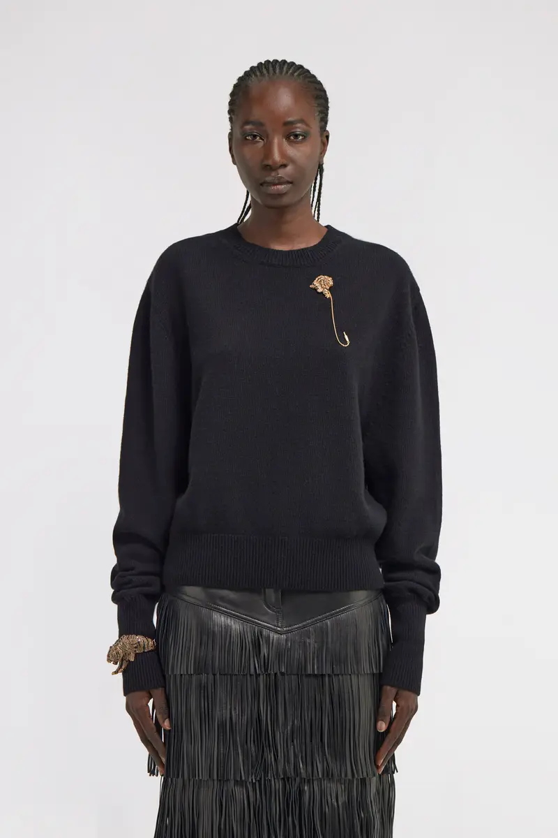 Roberto Cavalli Cropped Knit Sweater | Thumbnail 2