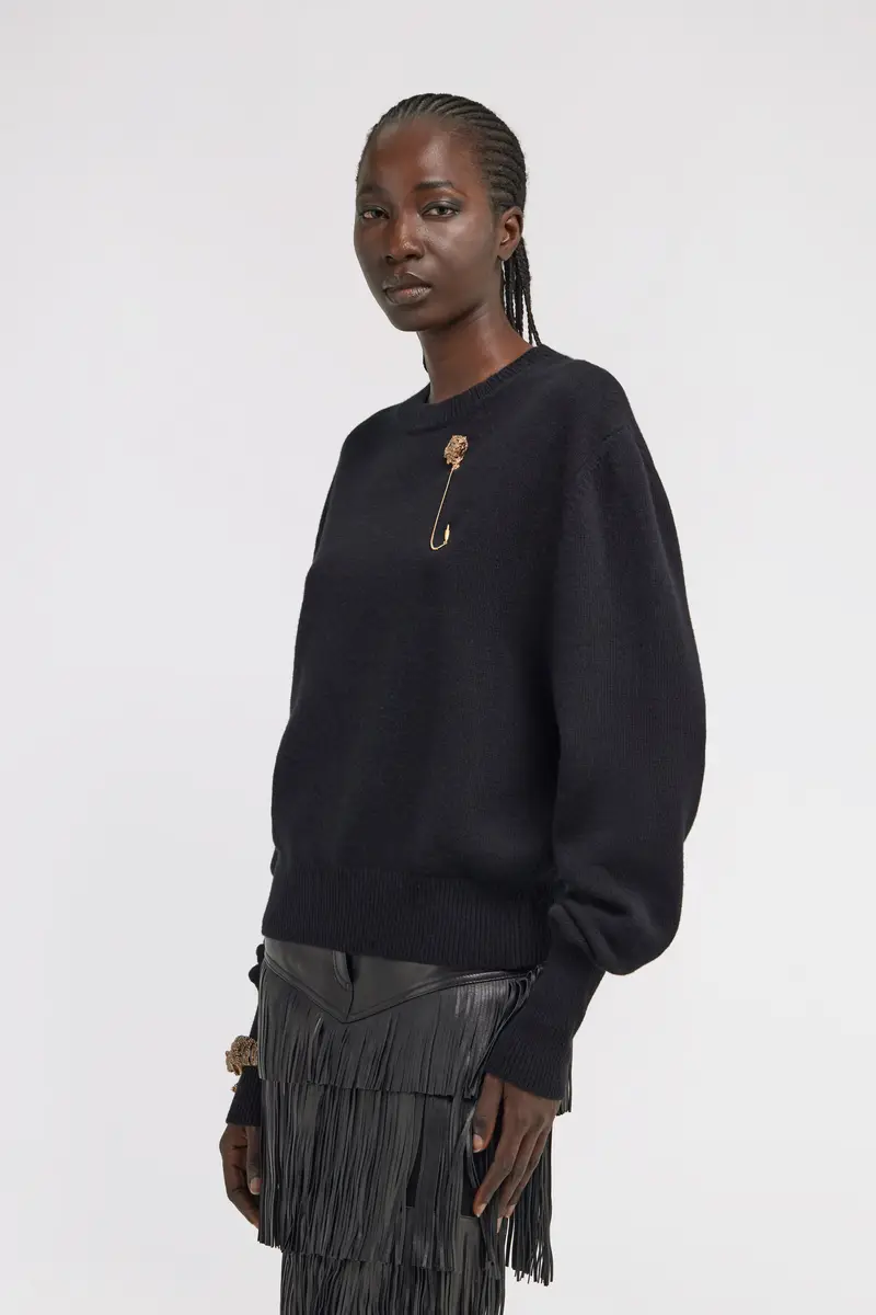 Roberto Cavalli Cropped Knit Sweater | Thumbnail 4