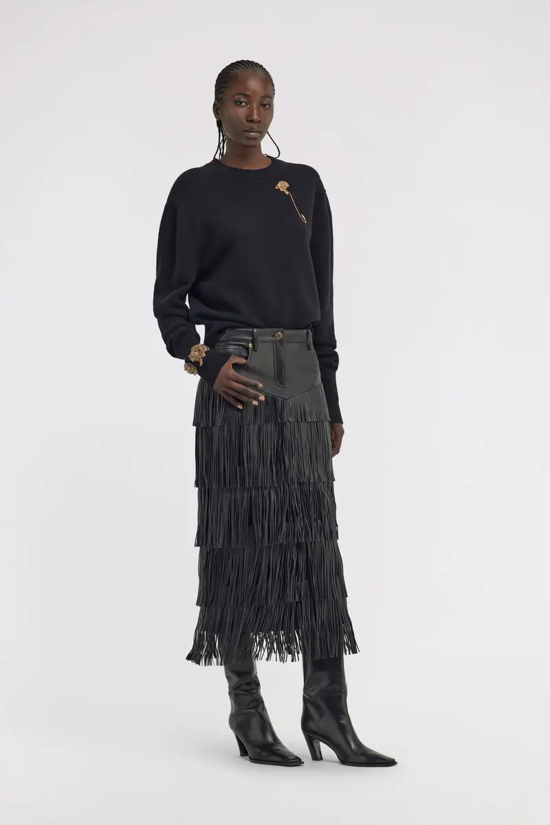 Roberto Cavalli Cropped Knit Sweater | Thumbnail 5