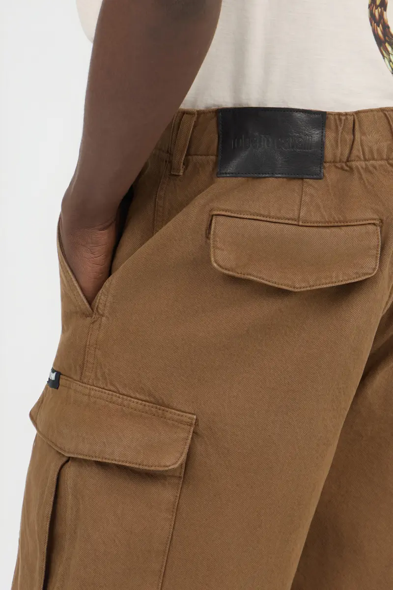 Roberto Cavalli Brown Cargo Bermuda Shorts | Thumbnail 5 Roberto Cavalli Brown Cargo Bermuda Shorts | Thumbnail 5