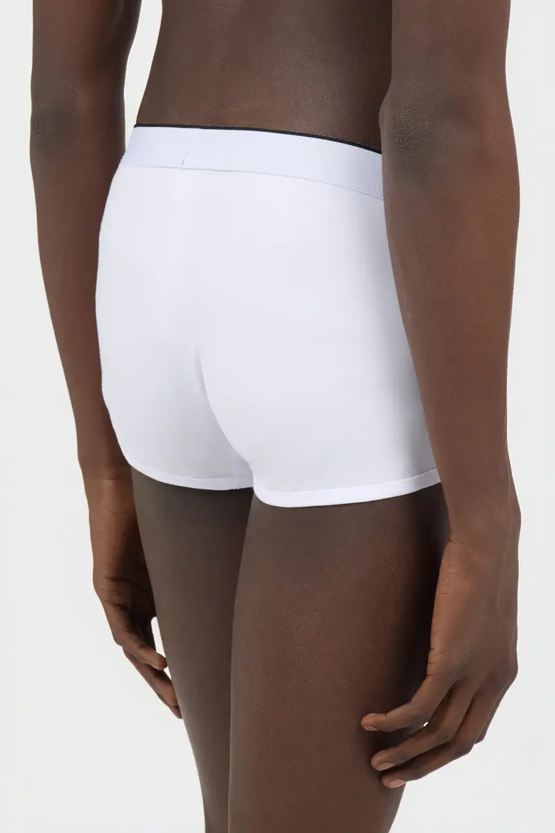 Roberto Cavalli White Cotton Boxers Bi-Pack | Thumbnail 5