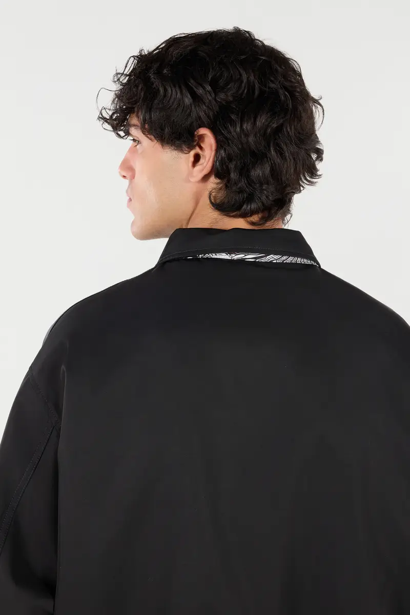 Roberto Cavalli Reversible Bomber Jacket With Dragon | Thumbnail 6 Roberto Cavalli Reversible Bomber Jacket With Dragon | Thumbnail 6