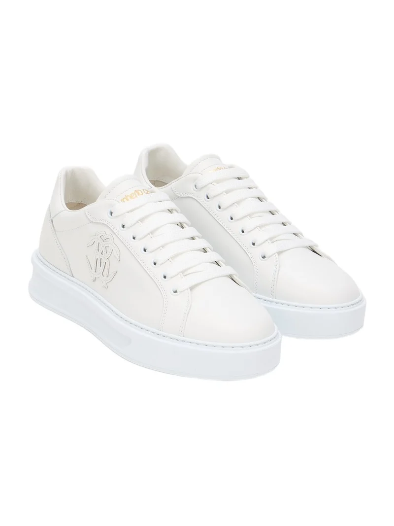 Roberto Cavalli Sneaker with Monogram RC