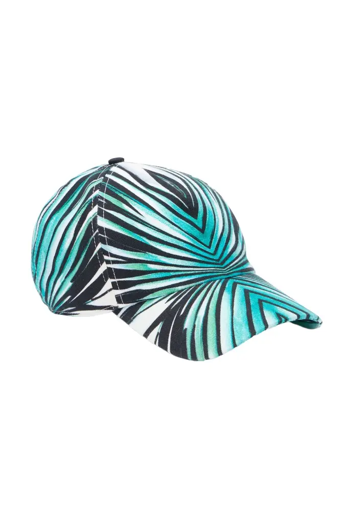 Roberto Cavalli Ray Of Sea Print Baseball Cap