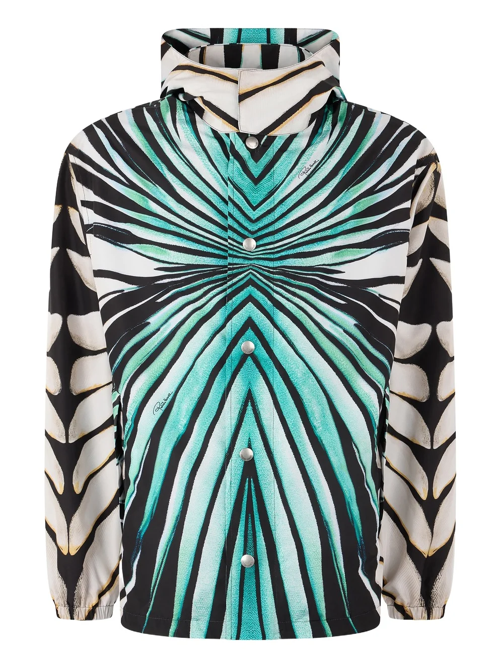 Roberto Cavalli Ray Of Sea Print Bomber