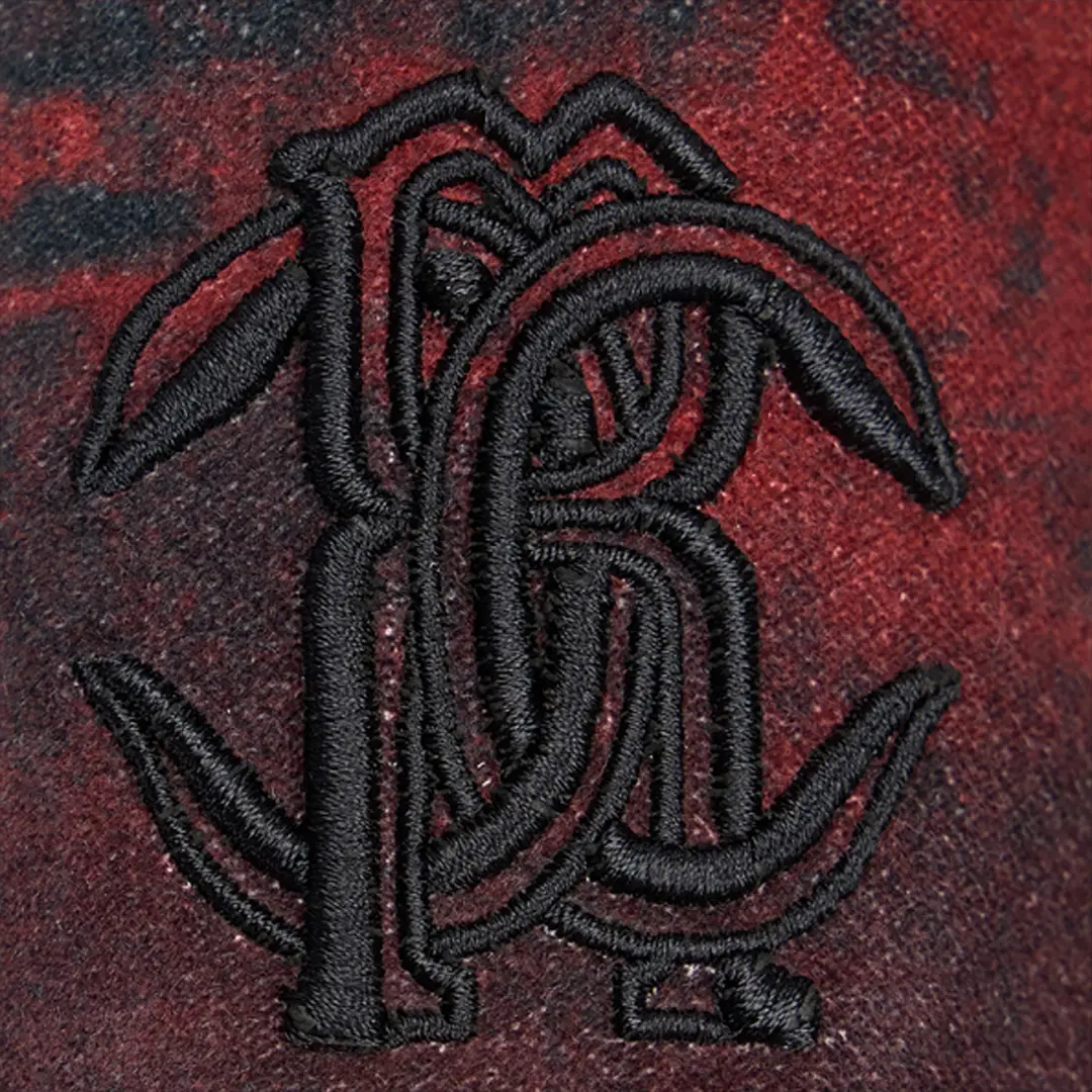 Roberto Cavalli Oriental Red Slipper with Mirror Snake Monogram | Thumbnail 4