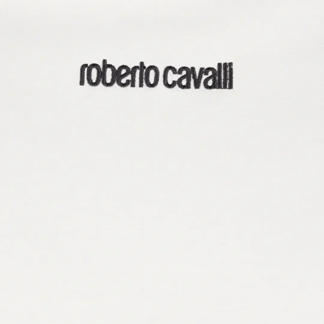Roberto Cavalli T-Shirt With Embroidered Logo | Thumbnail 4 Roberto Cavalli T-Shirt With Embroidered Logo | Thumbnail 4