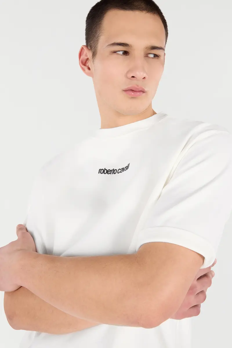 Roberto Cavalli T-Shirt With Embroidered Logo | Thumbnail 6 Roberto Cavalli T-Shirt With Embroidered Logo | Thumbnail 6