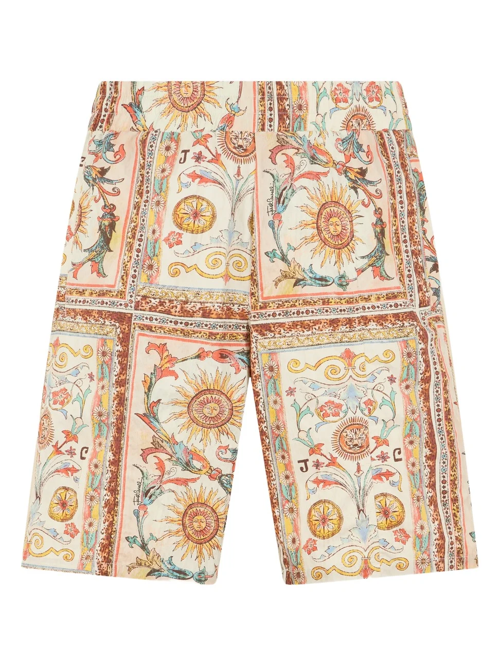 Roberto Cavalli Persian Tarot Print Shorts