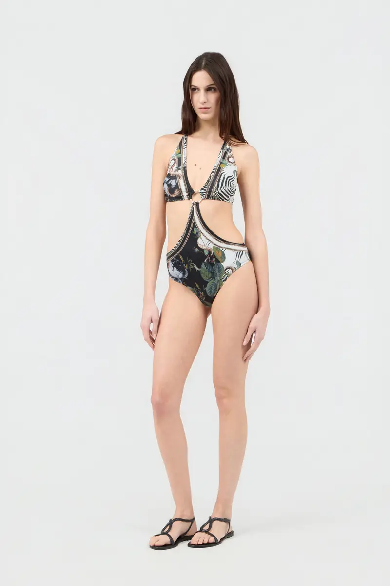 Roberto Cavalli Jewellery Foulard Print One-Piece | Thumbnail 6