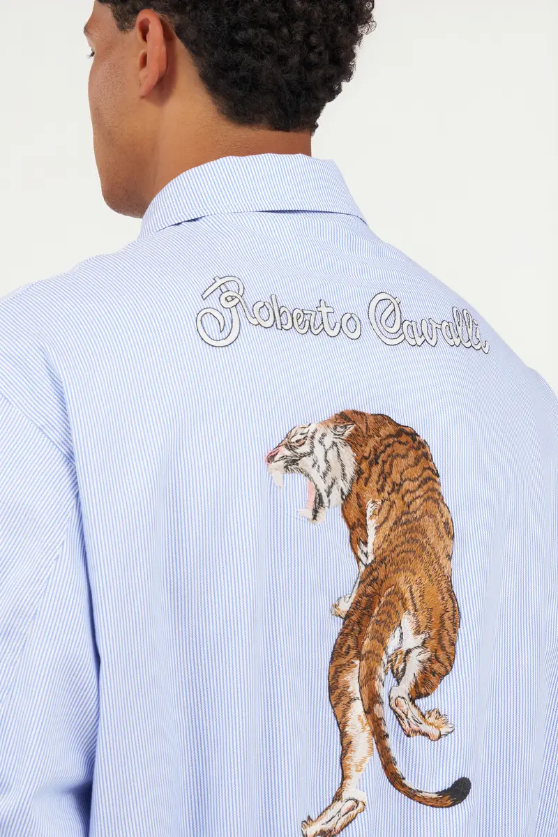 Roberto Cavalli Reversible Bomber Jacket with Baby Jaguar Print | Thumbnail 6