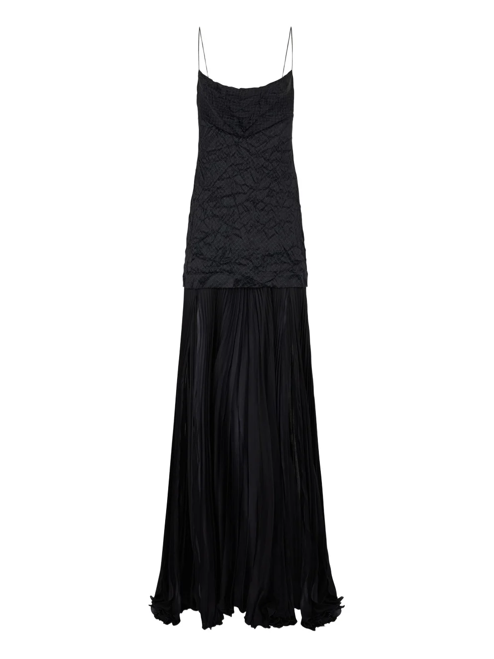 Long Snakeskin-Effect Dress