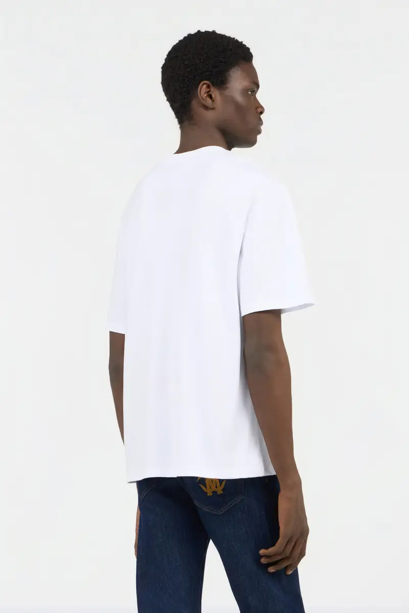 Roberto Cavalli White T-shirt with Logo | Thumbnail 3 Roberto Cavalli White T-shirt with Logo | Thumbnail 3