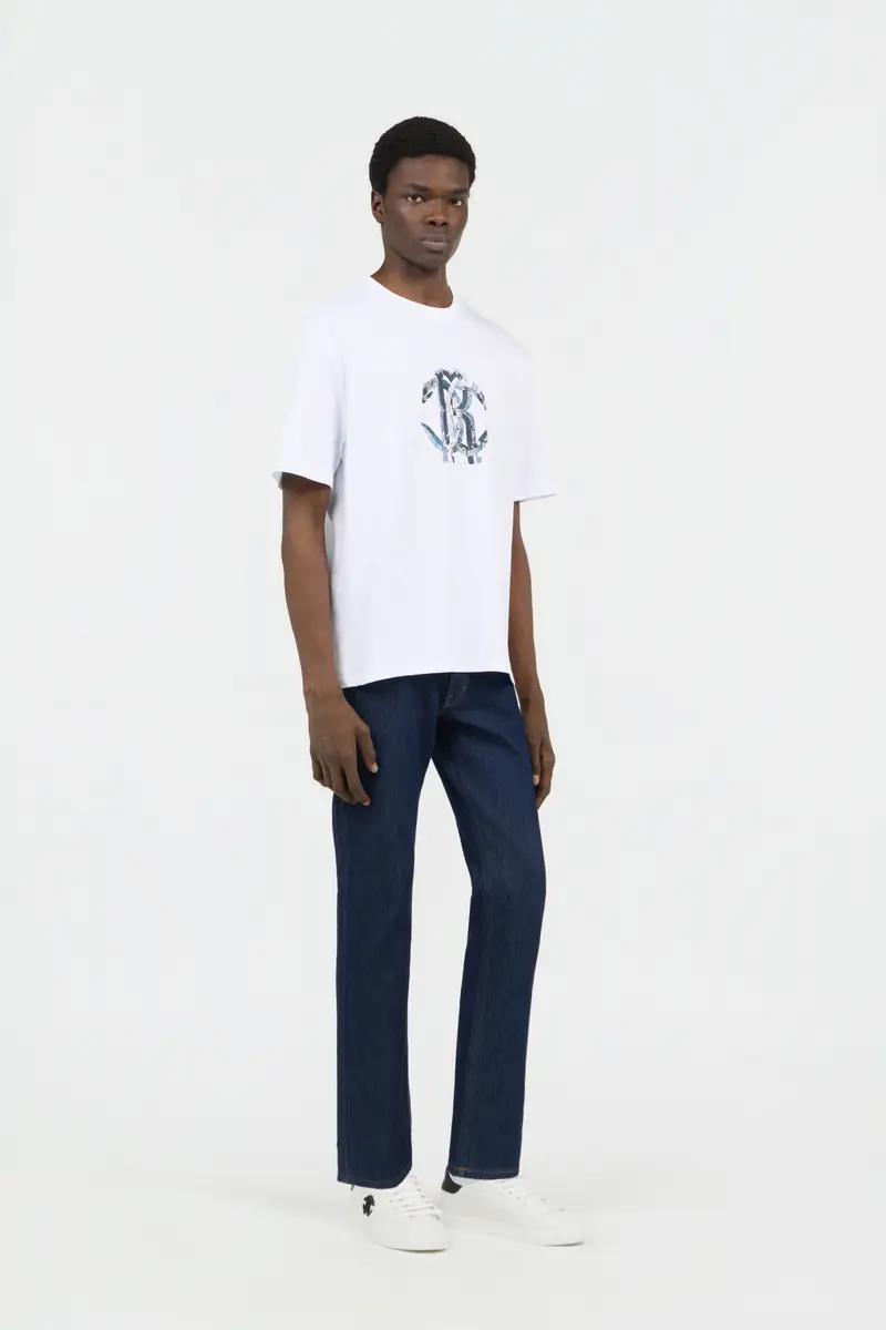 Roberto Cavalli White T-shirt with Logo | Thumbnail 6 Roberto Cavalli White T-shirt with Logo | Thumbnail 6