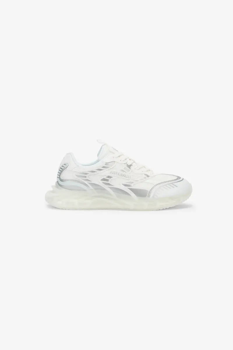 Roberto Cavalli White Chunky Sole Sneakers | Thumbnail 2 Roberto Cavalli White Chunky Sole Sneakers | Thumbnail 2