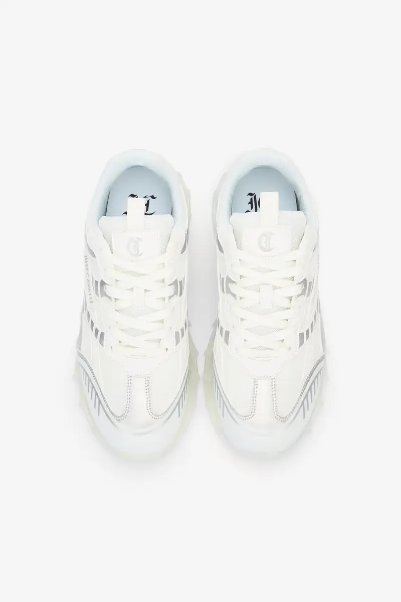 Roberto Cavalli White Chunky Sole Sneakers | Thumbnail 4 Roberto Cavalli White Chunky Sole Sneakers | Thumbnail 4