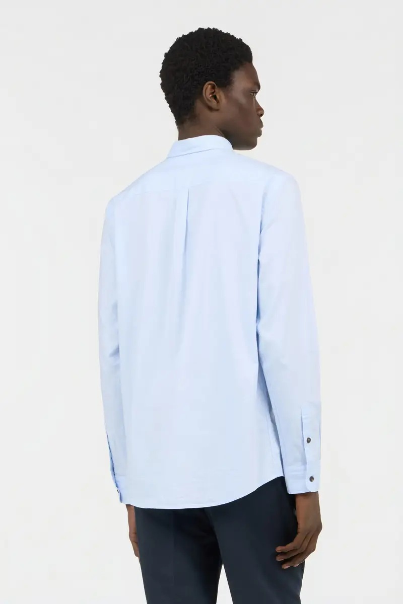 Roberto Cavalli Light Blue Shirt with Monogram RC Embroidery | Thumbnail 3