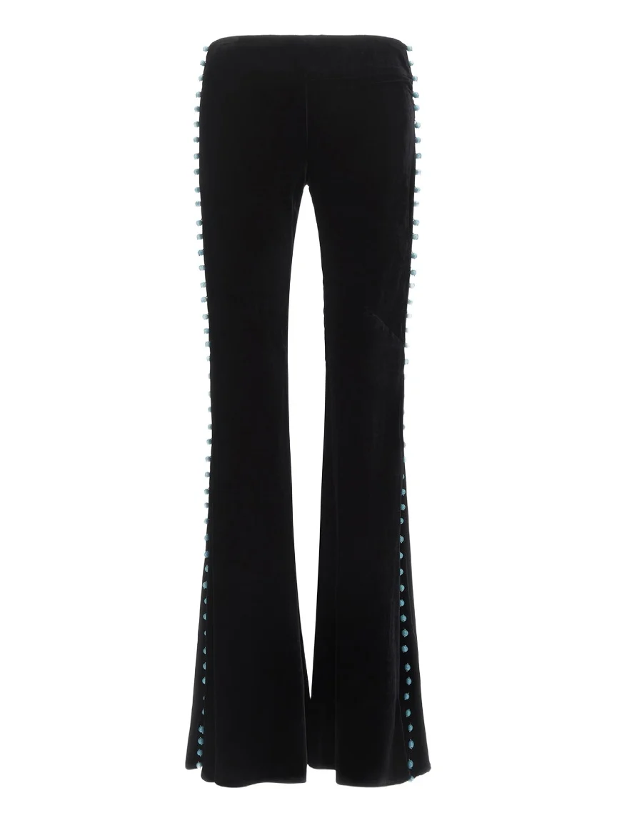Roberto Cavalli Flare Black Trousers