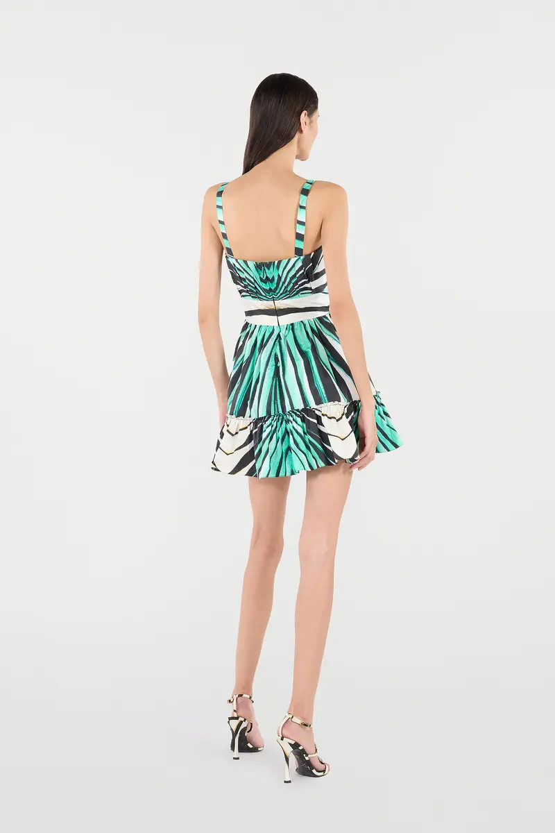 Roberto Cavalli Ray of Sea Print Dress Mini | Thumbnail 3 Roberto Cavalli Ray of Sea Print Dress Mini | Thumbnail 3