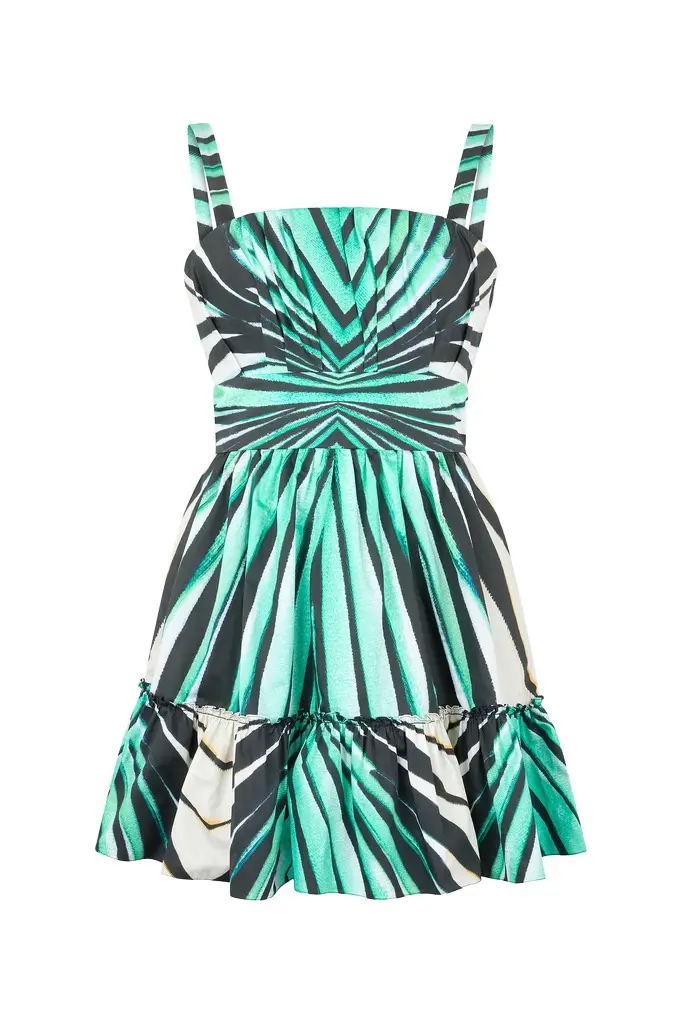 Ray of Sea Print Dress Mini Ray of Sea Print Dress Mini