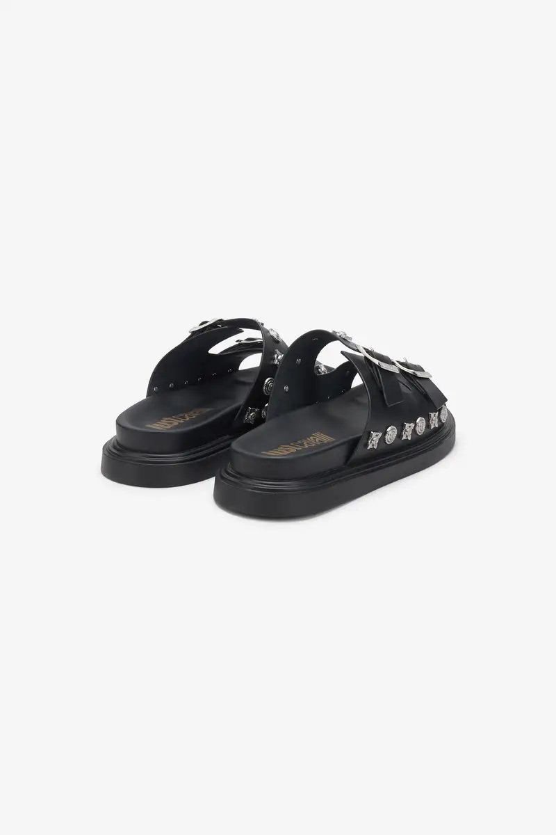 Roberto Cavalli Black Summer Sandals | Thumbnail 2 Roberto Cavalli Black Summer Sandals | Thumbnail 2