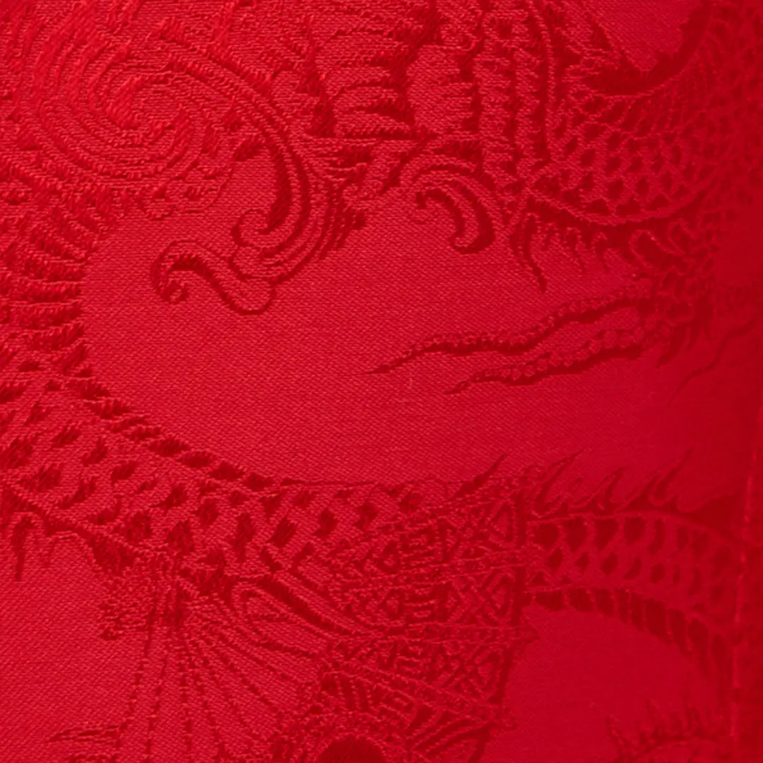 Roberto Cavalli Dark Red Jacket with Dragon Motif | Thumbnail 4 Roberto Cavalli Dark Red Jacket with Dragon Motif | Thumbnail 4