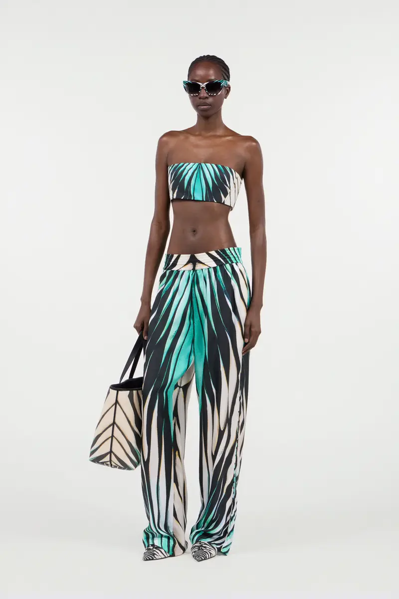 Roberto Cavalli Ray of Sea Palazzo Pants | Thumbnail 7