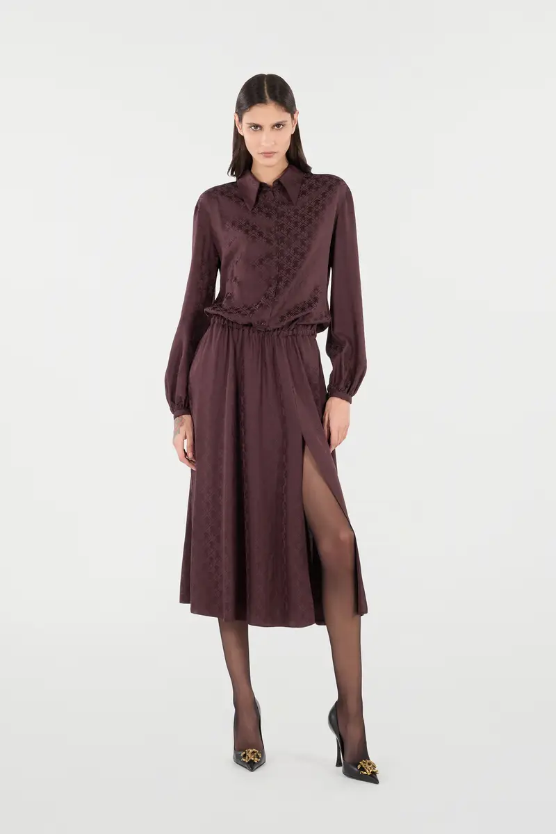 Roberto Cavalli Shirt Dress With Mirror Snake Monogram | Thumbnail 6 Roberto Cavalli Shirt Dress With Mirror Snake Monogram | Thumbnail 6