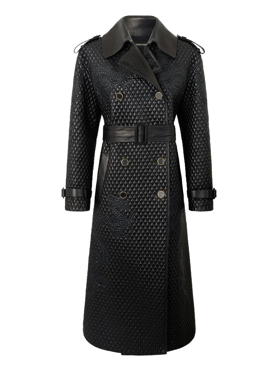 Long Trench Coat With Dragons Long Trench Coat With Dragons