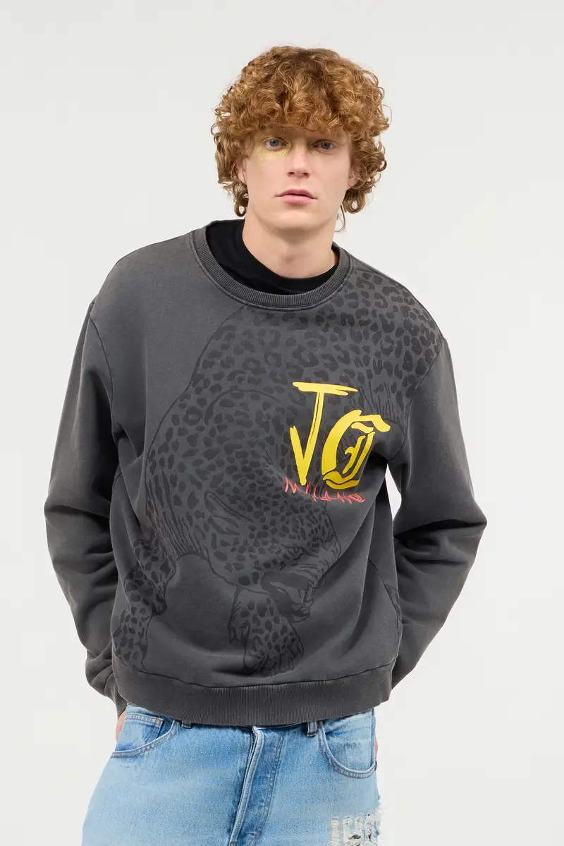 Roberto Cavalli Sweatshirt With Jaguar And Lettering | Thumbnail 2