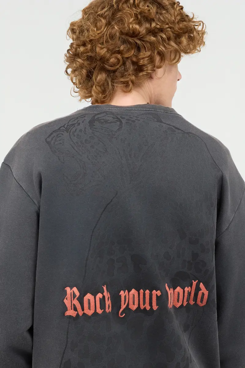 Roberto Cavalli Sweatshirt With Jaguar And Lettering | Thumbnail 6