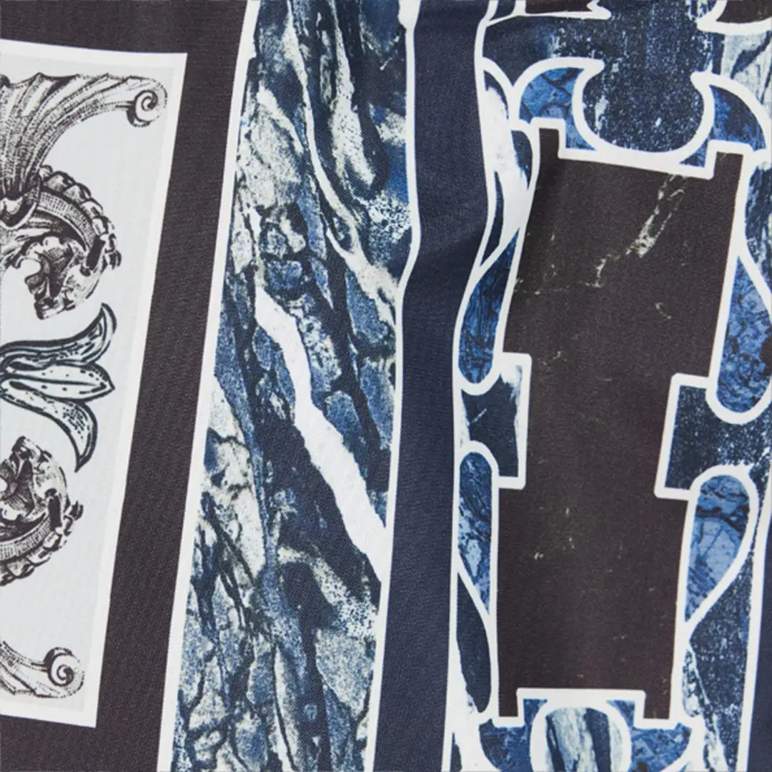Roberto Cavalli Swim Shorts With Fang And Marble Print | Thumbnail 4 Roberto Cavalli Swim Shorts With Fang And Marble Print | Thumbnail 4