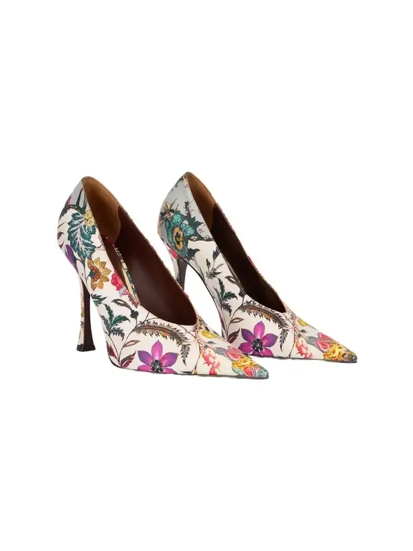 Florentine Flower Print Pump