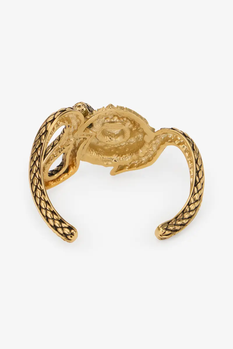 Roberto Cavalli Inlaid Brass Serpent Bracelet | Thumbnail 3 Roberto Cavalli Inlaid Brass Serpent Bracelet | Thumbnail 3