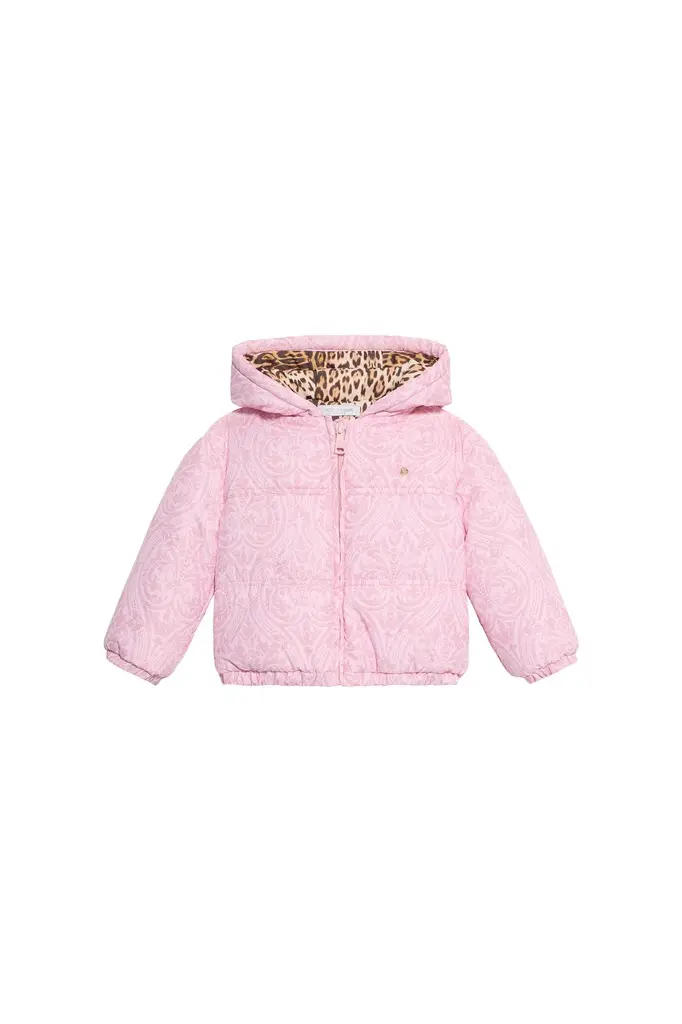 Roberto Cavalli Quilted jacket with hood