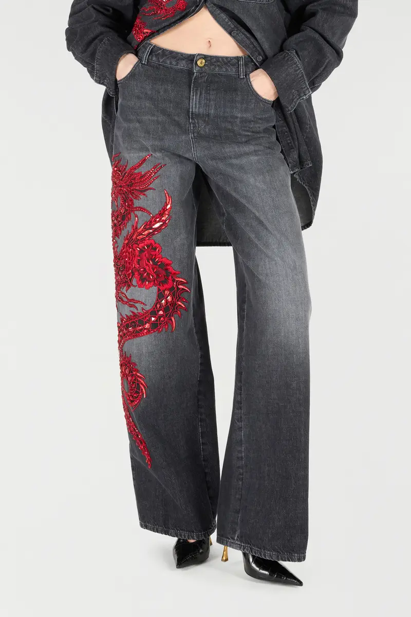 Roberto Cavalli Jeans With Embroidery And Sequins | Thumbnail 2 Roberto Cavalli Jeans With Embroidery And Sequins | Thumbnail 2