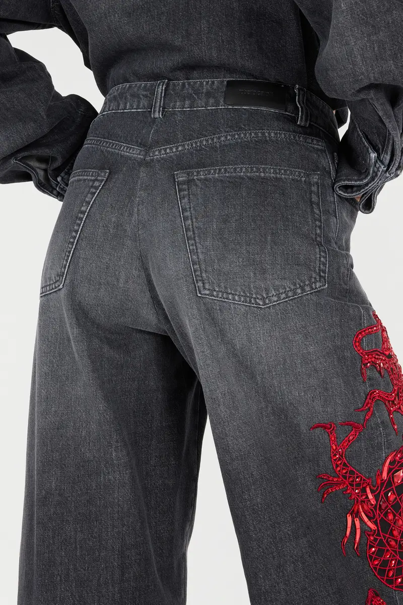Roberto Cavalli Jeans With Embroidery And Sequins | Thumbnail 5 Roberto Cavalli Jeans With Embroidery And Sequins | Thumbnail 5