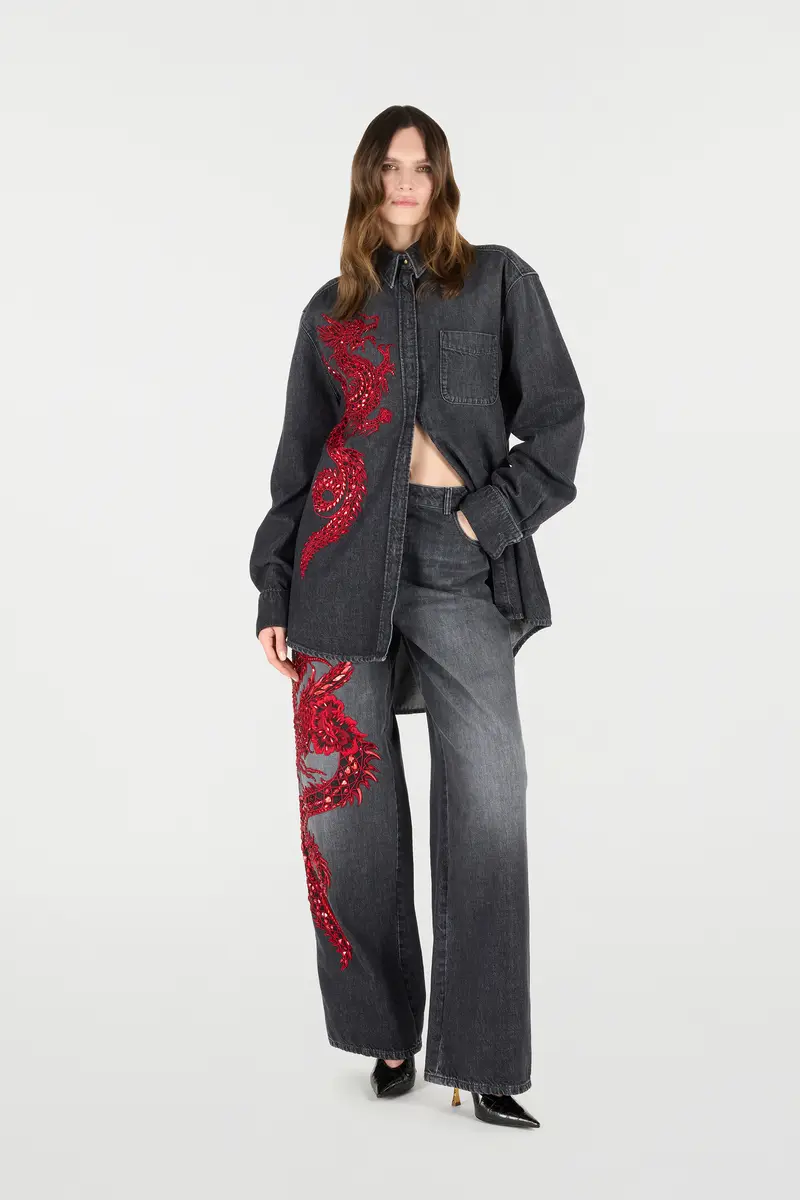 Roberto Cavalli Jeans With Embroidery And Sequins | Thumbnail 7 Roberto Cavalli Jeans With Embroidery And Sequins | Thumbnail 7