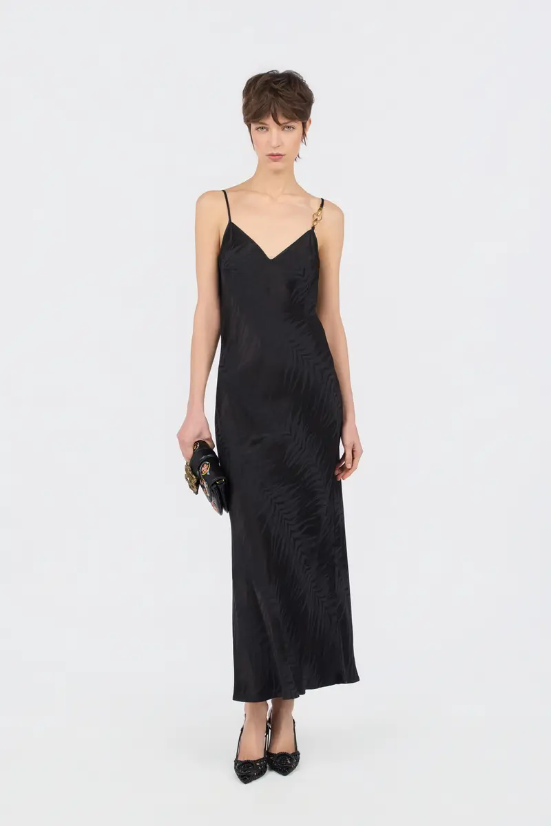 Roberto Cavalli Natural Barb Print Midi Dress | Thumbnail 6 Roberto Cavalli Natural Barb Print Midi Dress | Thumbnail 6