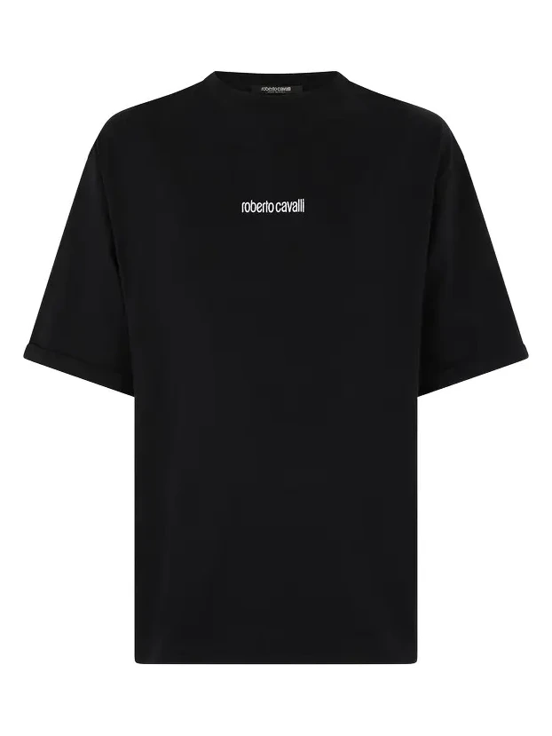Cotton T-Shirt With Tigers And Logo Cotton T-Shirt With Tigers And Logo