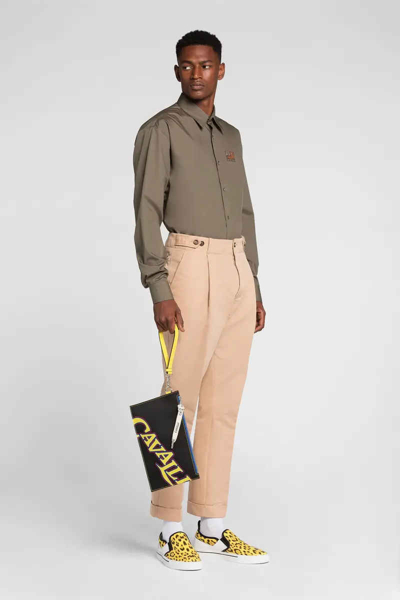 Roberto Cavalli Pleat-detail straight-leg trousers | Thumbnail 2 Roberto Cavalli Pleat-detail straight-leg trousers | Thumbnail 2