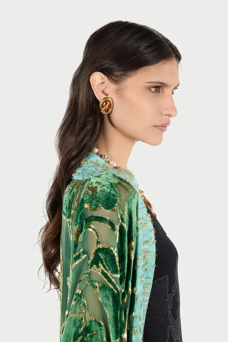 Roberto Cavalli Amber-Effect Clip-On Earrings | Thumbnail 2 Roberto Cavalli Amber-Effect Clip-On Earrings | Thumbnail 2