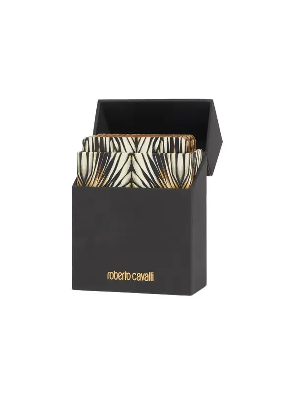 Roberto Cavalli Ray Of Gold Print Playing Cards