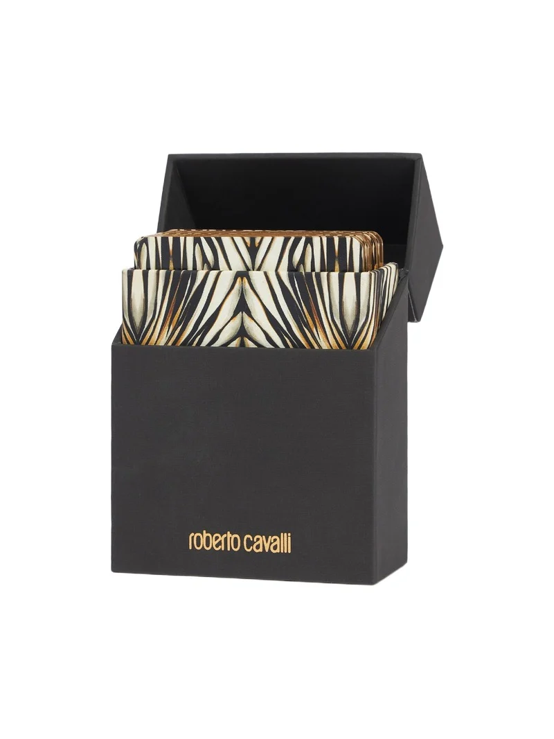 Roberto Cavalli Ray Of Gold Print Playing Cards