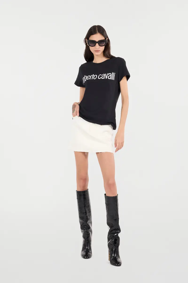 Roberto Cavalli Frayed Denim Miniskirt | Thumbnail 7 Roberto Cavalli Frayed Denim Miniskirt | Thumbnail 7