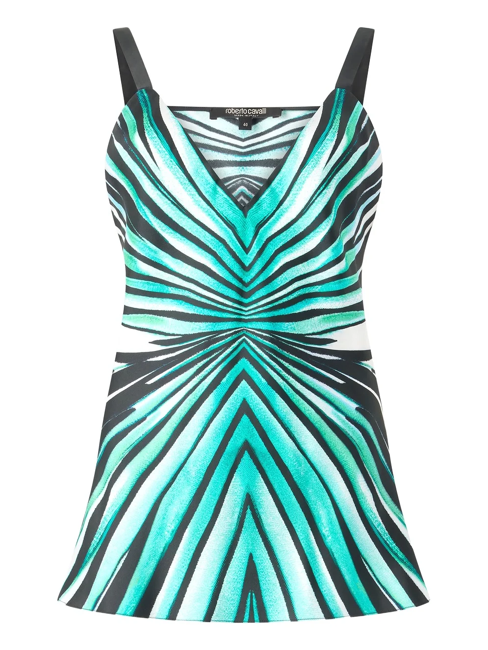 Ray of Sea Print Silk Top Ray of Sea Print Silk Top