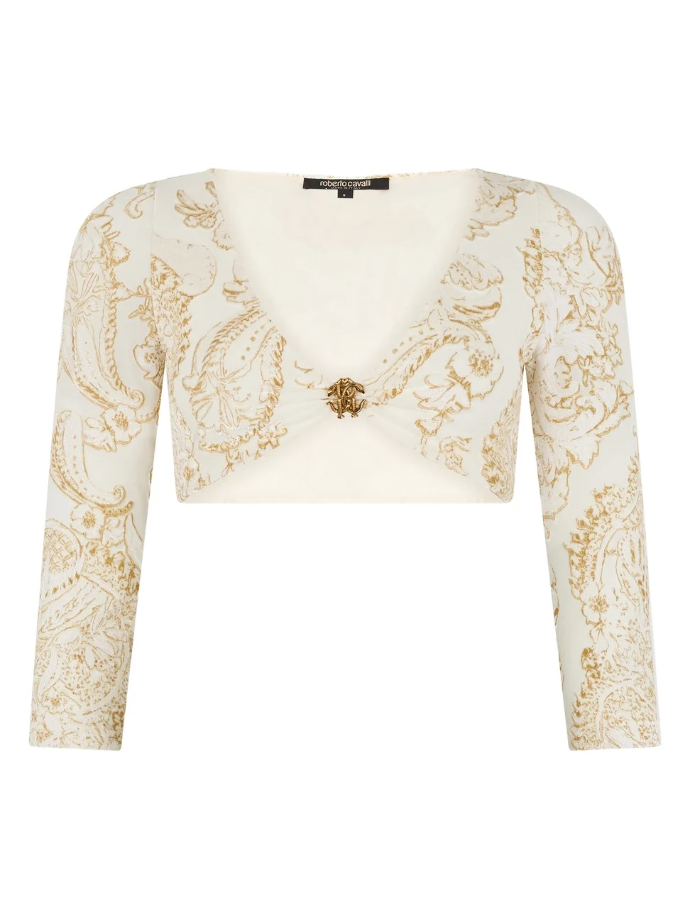 Ornamental White Print Top Ornamental White Print Top