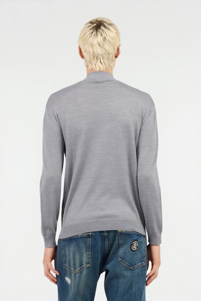 Roberto Cavalli Grey Sweater with Logo | Thumbnail 3 Roberto Cavalli Grey Sweater with Logo | Thumbnail 3