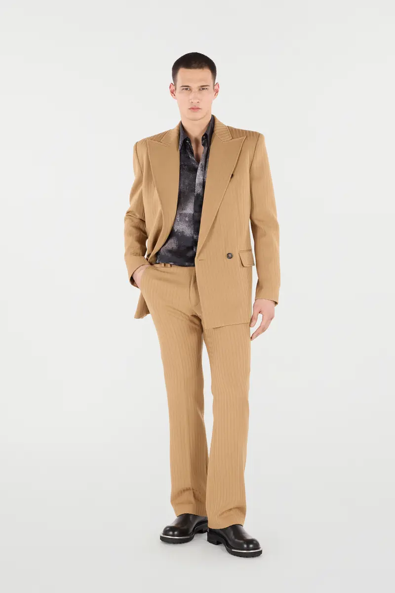 Roberto Cavalli Striped Virgin Wool Pants | Thumbnail 6 Roberto Cavalli Striped Virgin Wool Pants | Thumbnail 6